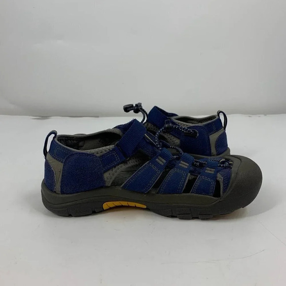 KEEN Unisex Big Kids' Newport H2 Sandal 1009962 Blue Depths/Gargoyle Size 5 - Picture 4 of 13